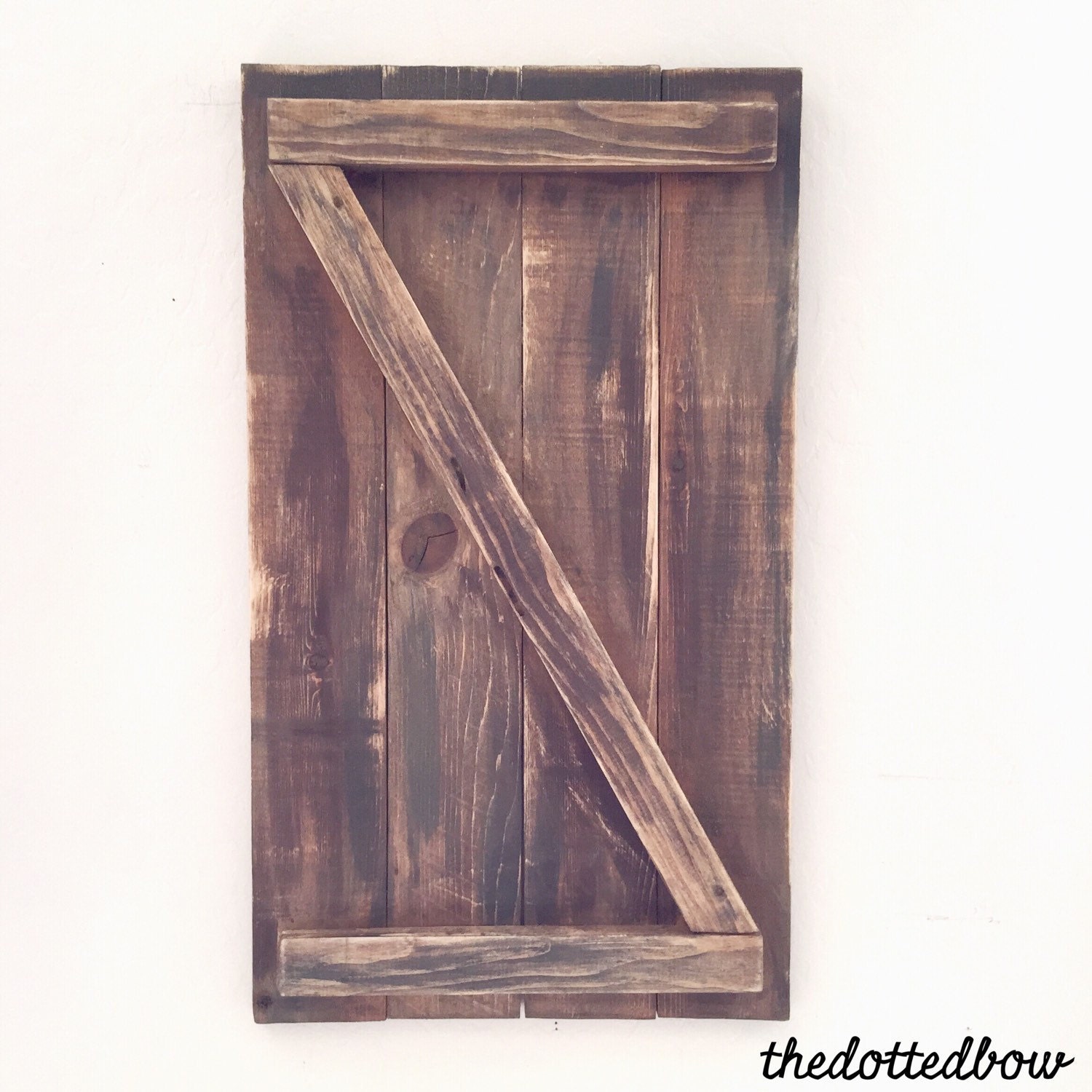 Mini Barn Door Wall Decor