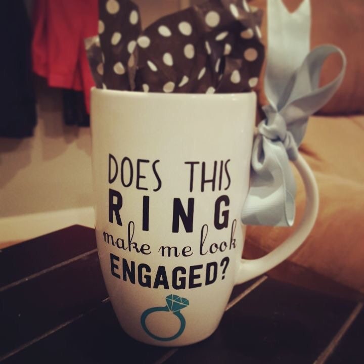 Does this ring make me look engaged Mug