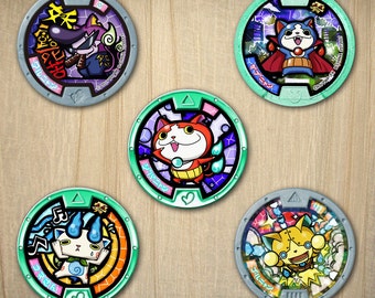 Yo-kai Watch Printable 2" Party Circles / Cupcake Toppers INSTANT DOWNLOAD