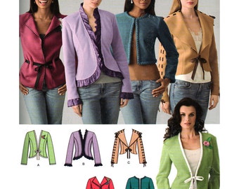 Simplicity Sewing Pattern 0635 Misses' Jackets Size: R5 14-165-18-20-22 Uncut