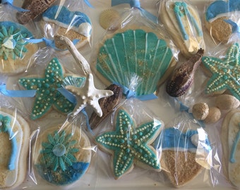 Beach Themed Cookies