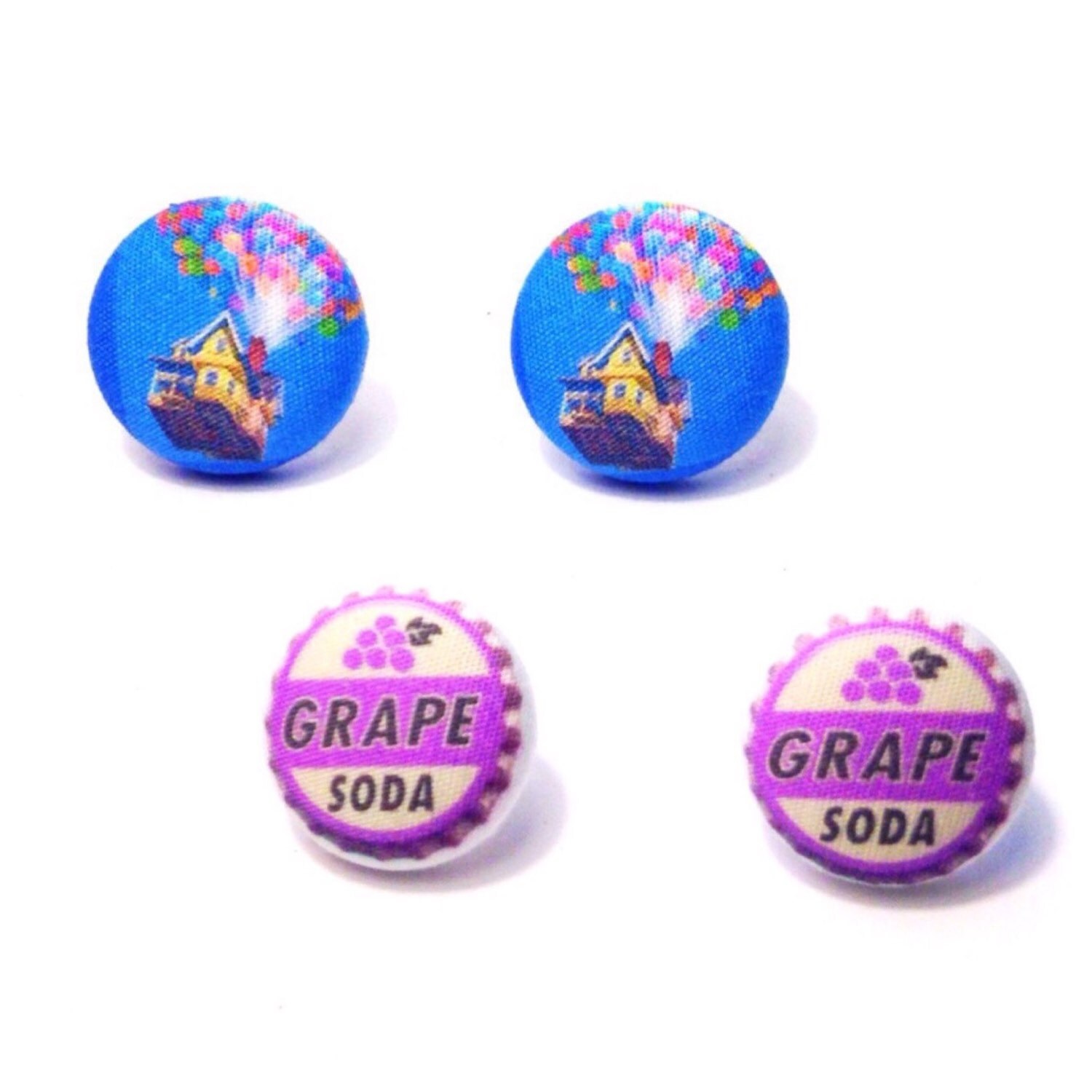 pixar up earrings