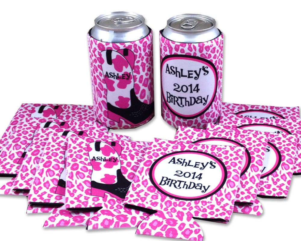 Birthday Koozie Sets Personalized Birthday by onesassysister