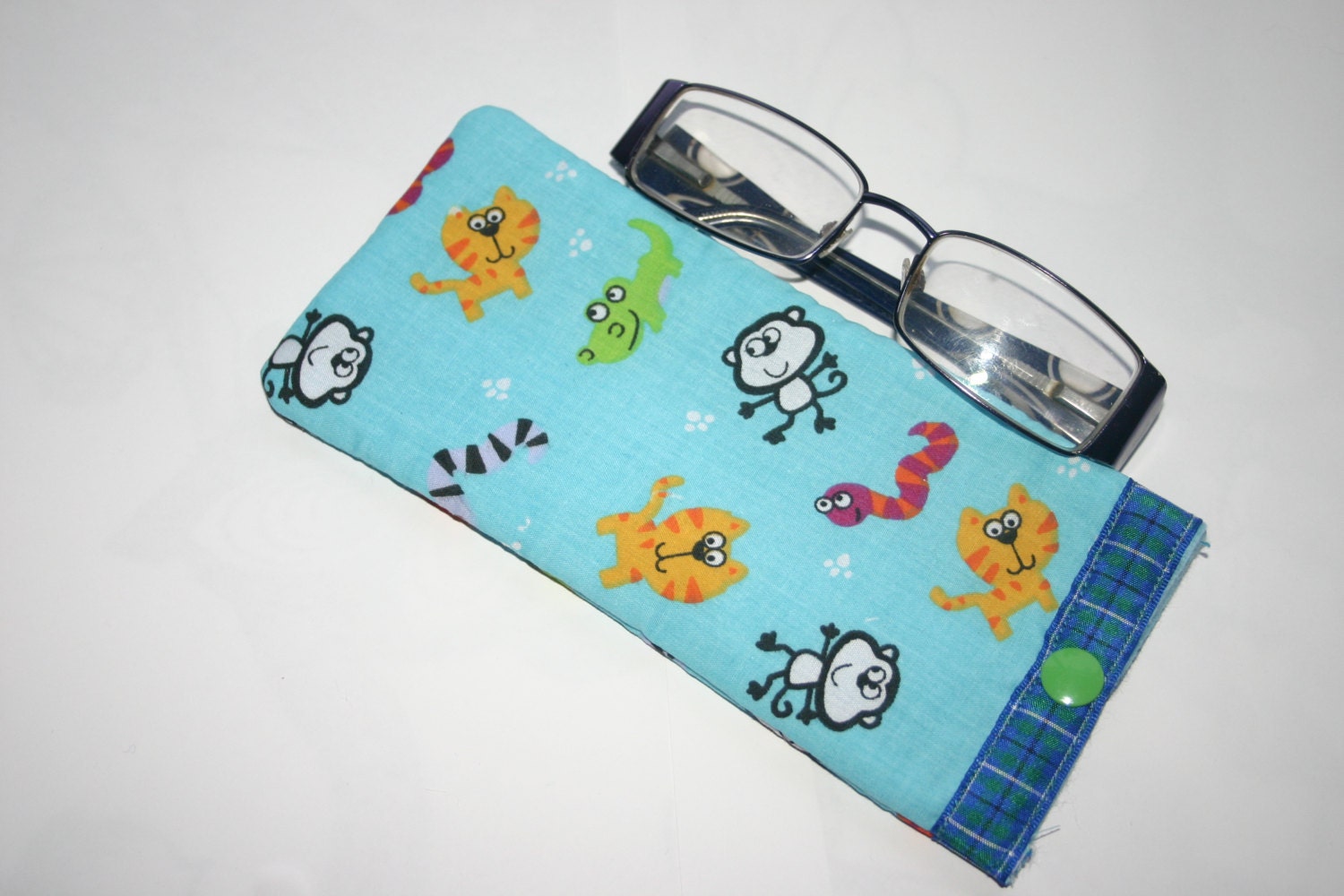 SALE kids glasses case childrens fabric childs spectacle