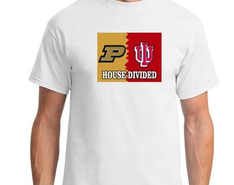 House Divided T-shirts Custom Made any Sport team any college any military branch