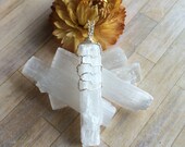 Large Selenite Pendants