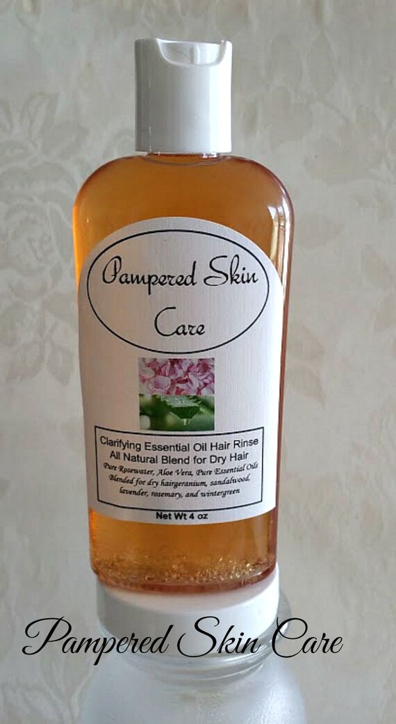 Clarifying Essential Oil Hair Rinse All Natural 4 oz