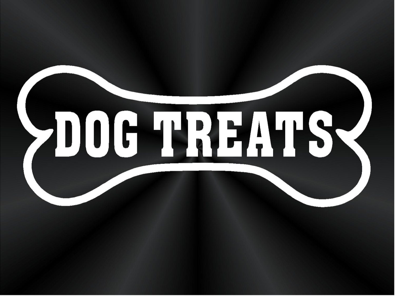 Dog Treats Decal Labels Pet Food Container Canister Jar