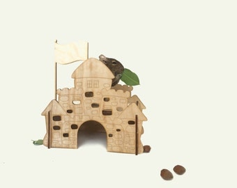 guinea pig house / hamster house / personalized house / play house / small animals house / house for mice / lab rat / hamster