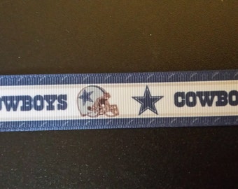 7/8" Dallas Cowboys Inspired Grosgrain Ribbon
