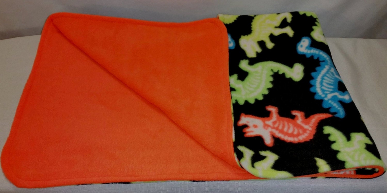 Dinosaur Blanket Dinosaur Throw Animal by StephFleeceDesigns