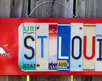 Handmade Blessed Upcycled License Plate Sign by Hippiedawg on Etsy