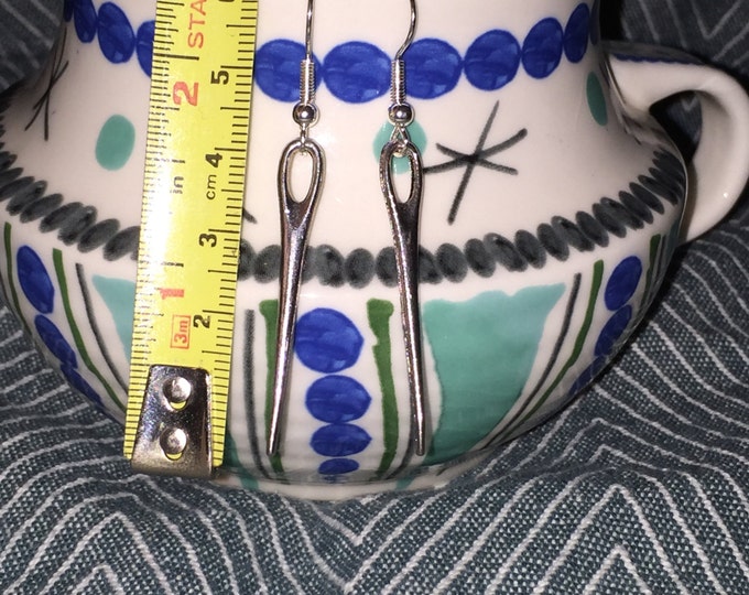 Sewing Needle Earrings