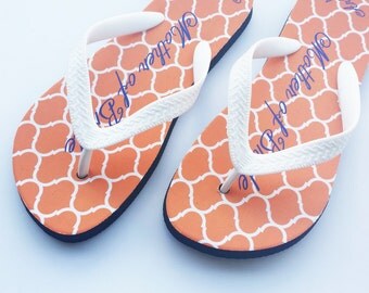 etsy custom flip flops