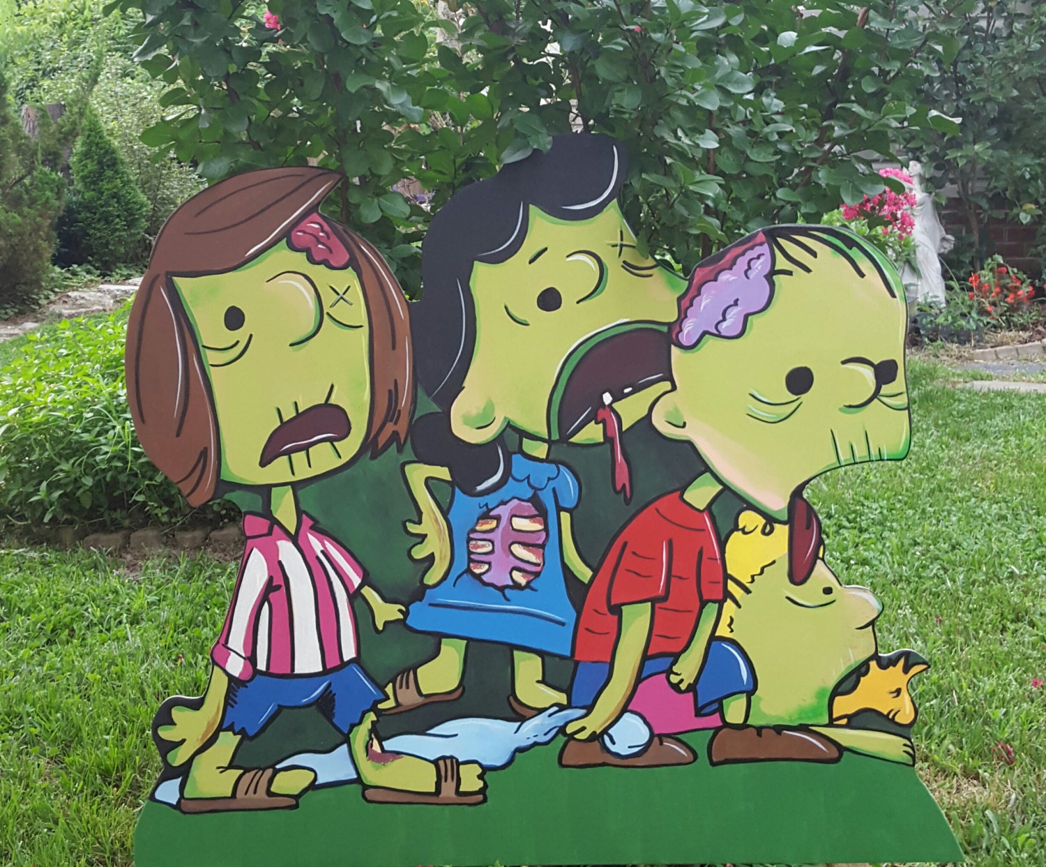 Peanuts Zombies Walking Dead by HashtagArtz on Etsy