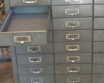 33 Drawer Metal Cabinet