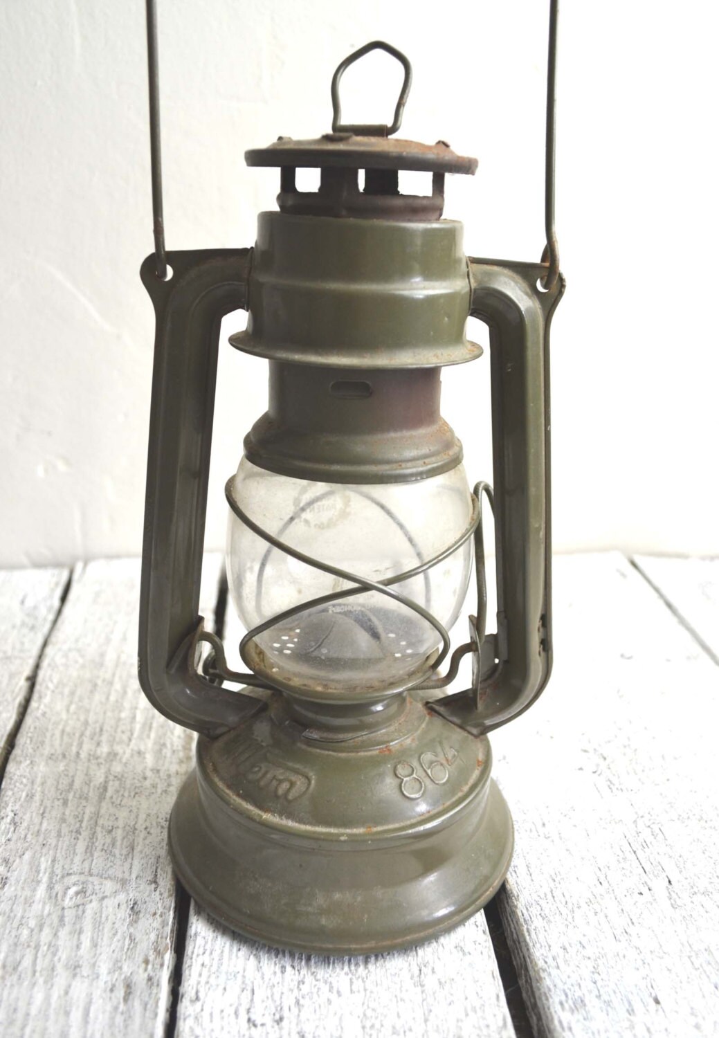 Lampe tempete lanterne à pétrole CZECHOSLOVAKIA MEVA 864
