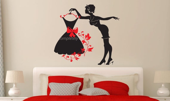 Items similar to Elegant Lady Wall Decal on Etsy