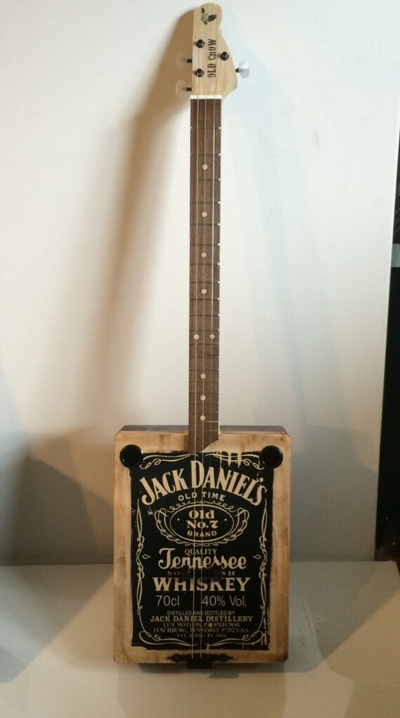 Jack Daniels cigar box guitar by OldCrowCustoms on Etsy