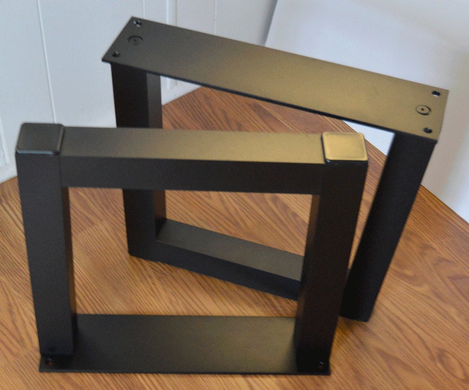 The BEST Metal Table Legs 2 Square SET Of 2 Frame