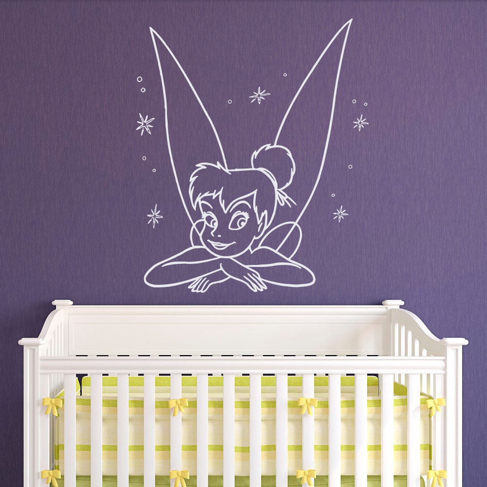 Vinyl Wall Decals Tinkerbell Disney Princess by FabWallDecals