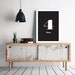 Number 4 Typography Printable Wall Art 24 x 36