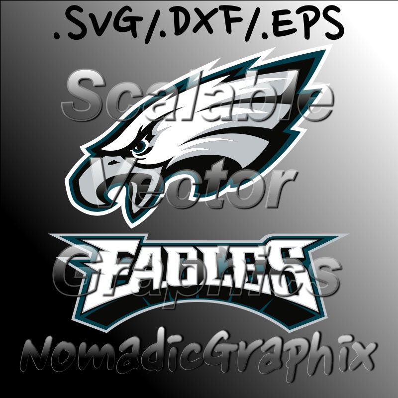 Philadelphia Eagles With Logotype 2 Vector by NomadicGraphixSVG
