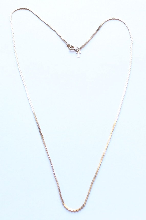 Vintage Trifari 12K Gold Filled Chain Necklace 21 by paststore