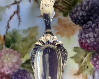 Antique Sterling Silver Caddy Spoon from the Netherlands