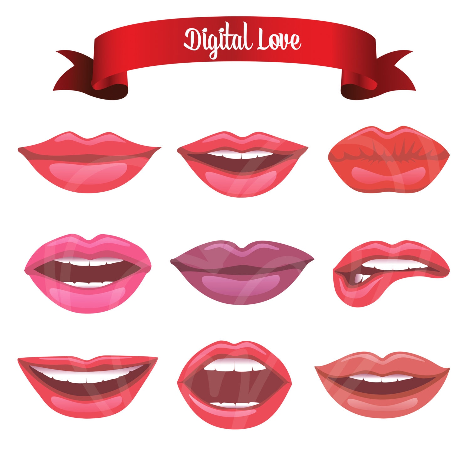 clipart female lips - photo #39