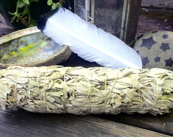 Large White Sage Smudge Stick ~ One (1) Stick