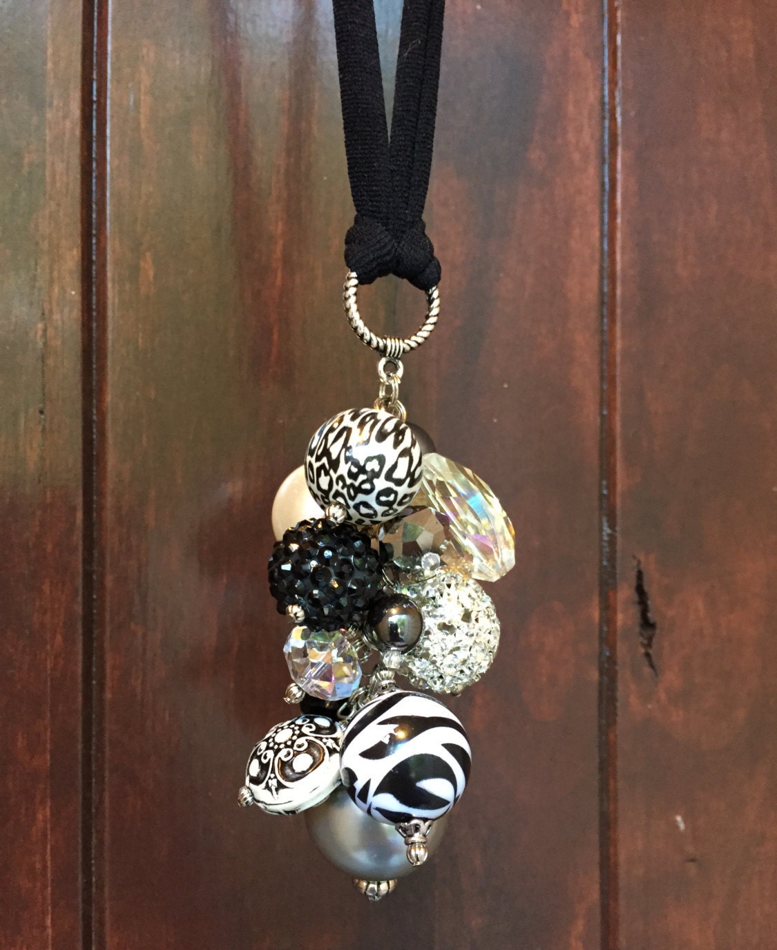 Rear View Mirror Car Charm Cute Car Accessories for Women