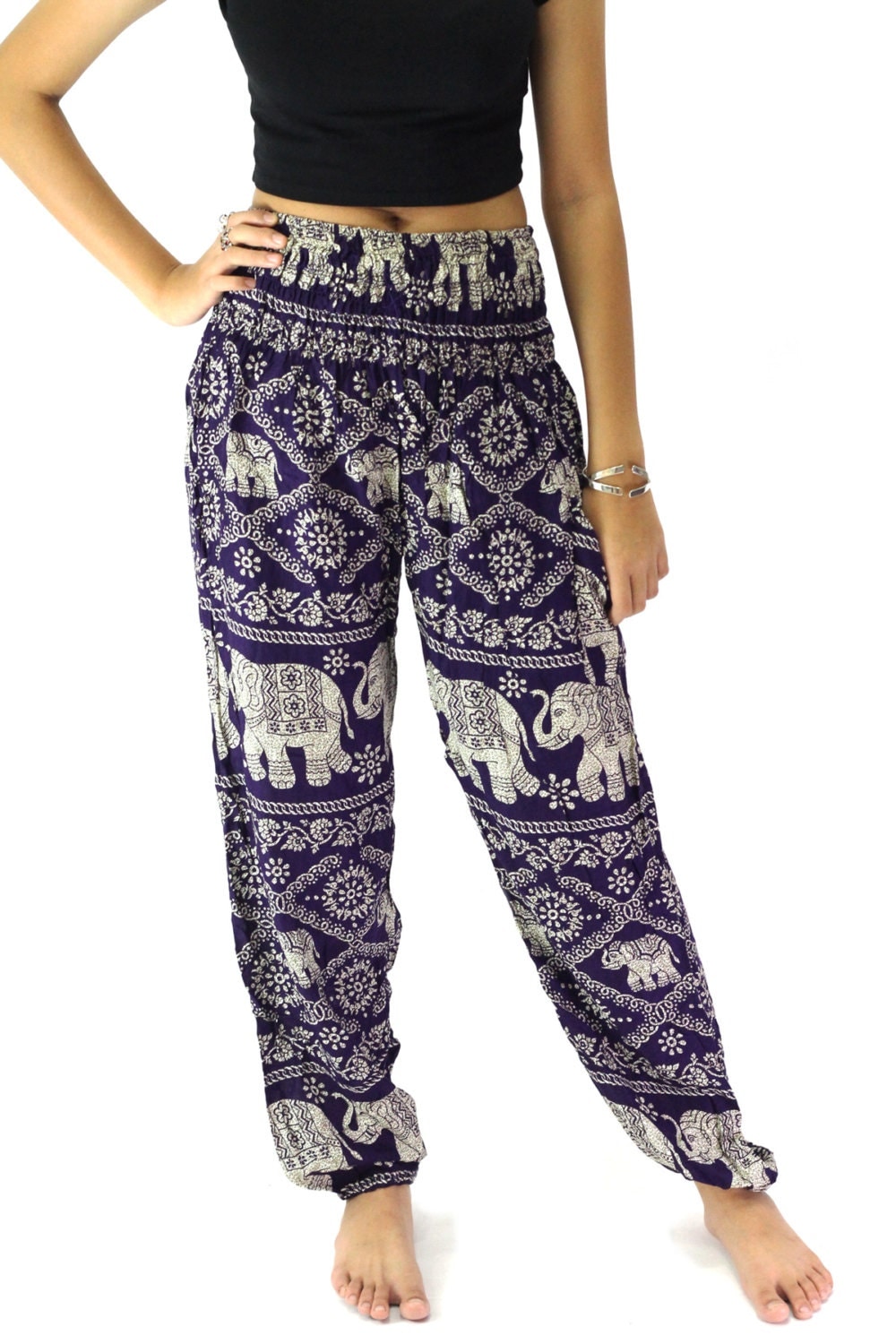 elephant boho pants