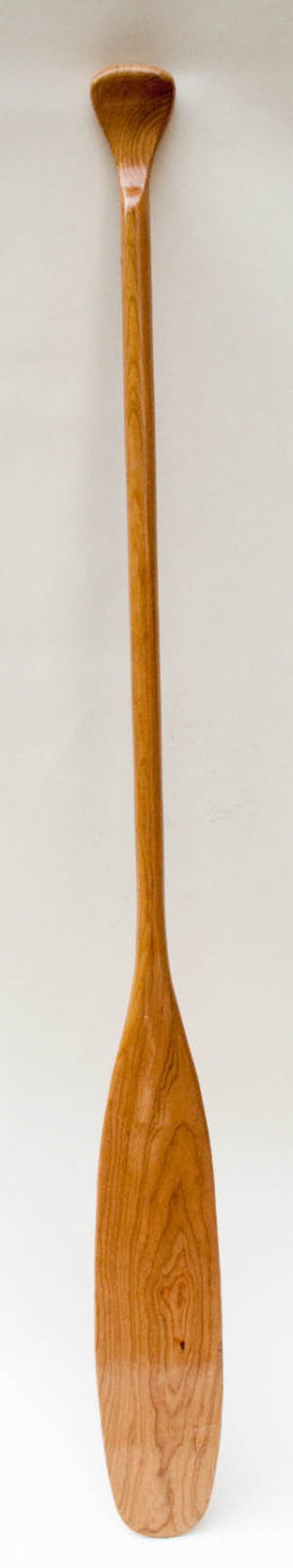 Cherry Canoe Paddle with Otter Tail Blade 57 by WoodCanoePaddles