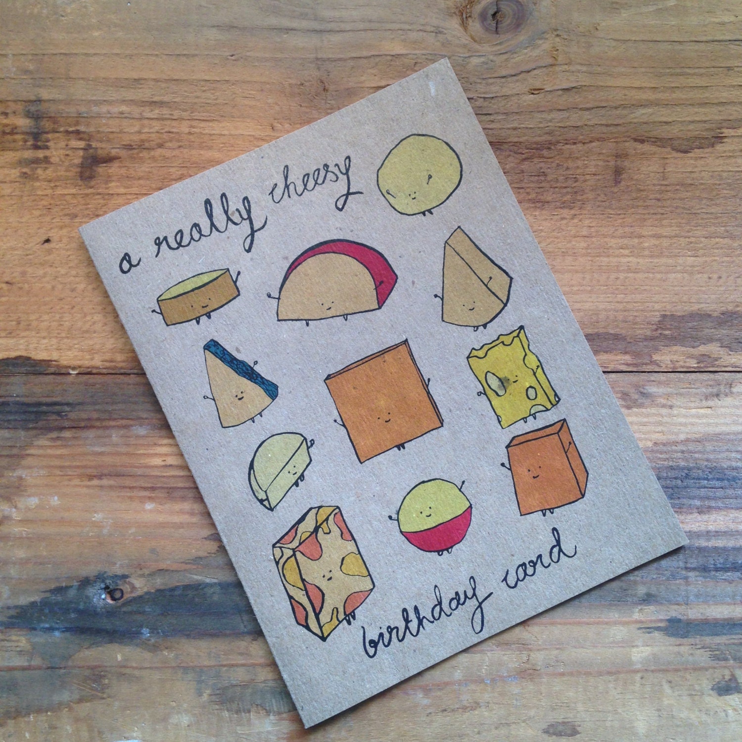 A Really Cheesy Birthday Card By DesireeB On Etsy