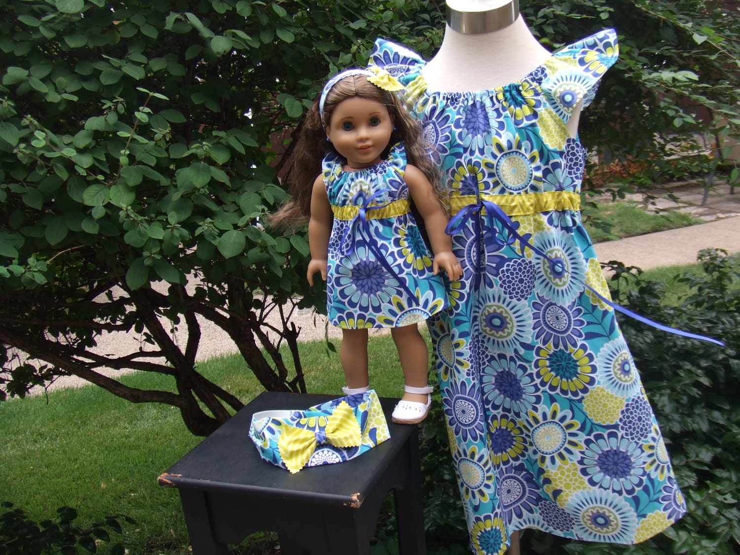 American Girl Doll Matching Girl and Doll Clothes 6pc by sashali