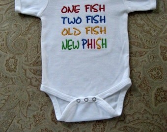 Baby Phish One Piece Bodysuit Unisex Phish Infant Bodysuit Phish Baby Shower Gift Phish Baby