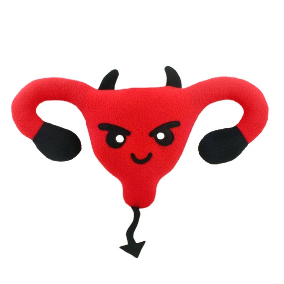 stuffed uterus pillow