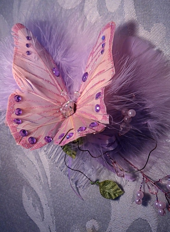 butterfly hairpiece