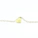 Katie Handstamped heart necklace.