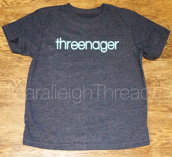 threenager t shirt