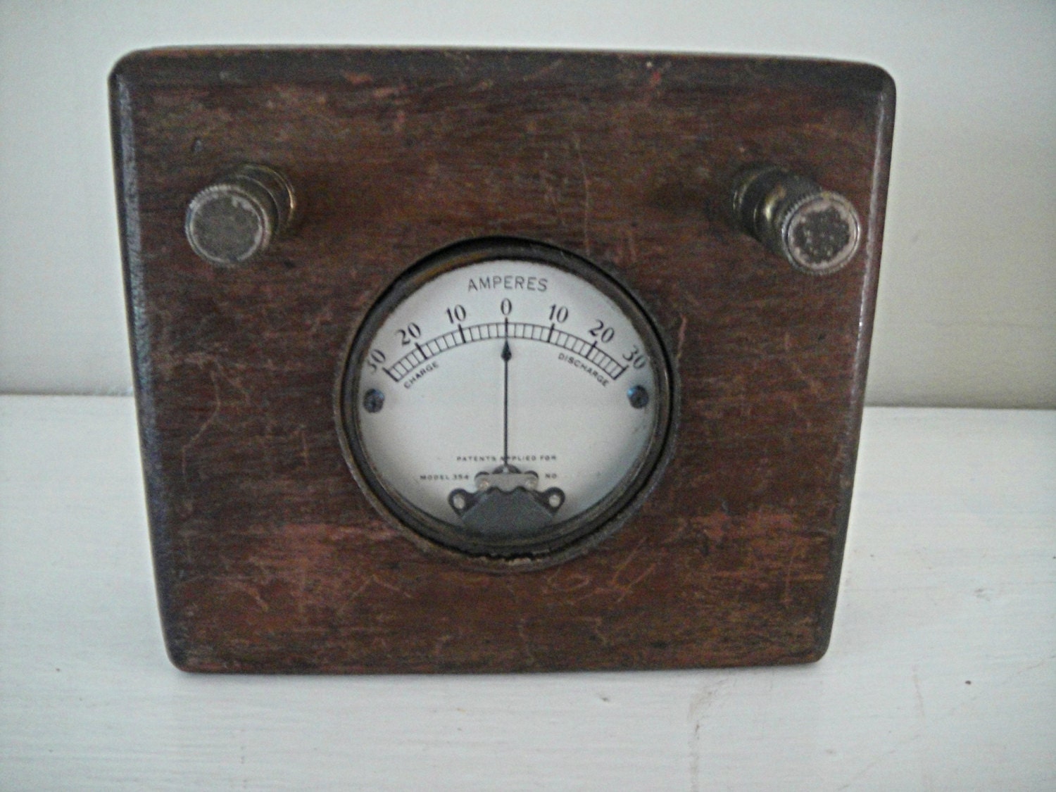 Antique Voltmeter A. C. Volt Gage Gauge Vintage by RustyNailDesign