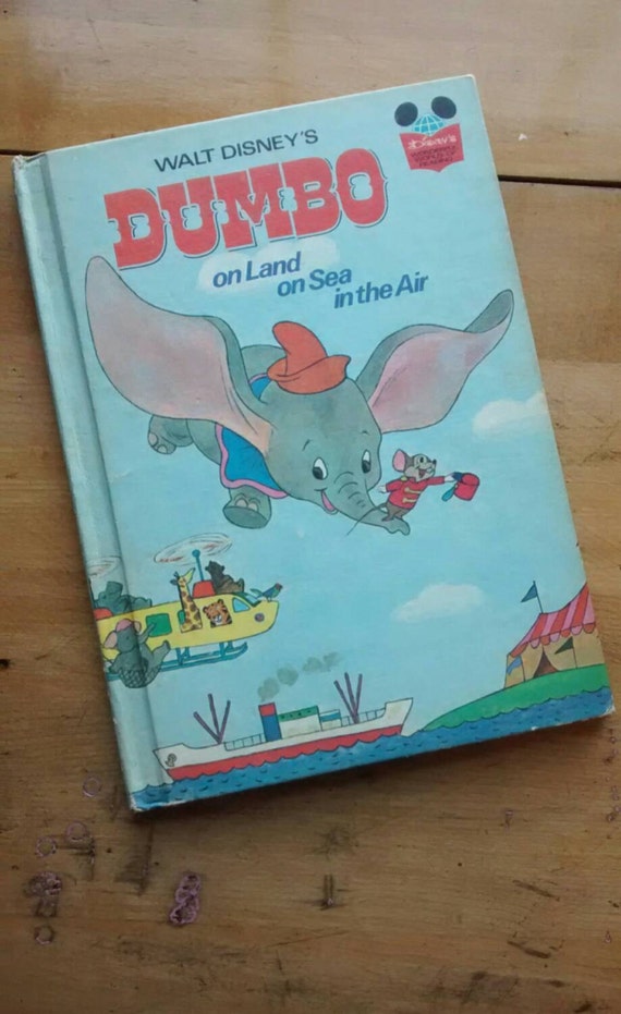 Dumbo The Flying Elephant Vintage Disney Children's Book