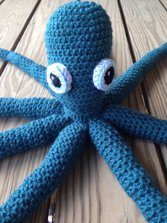 Large Crocheted Octopus by ShyLemon on Etsy