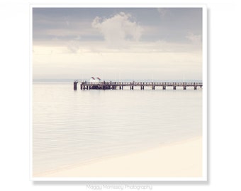 Ocean Photography 8x10 Beach Photo Dark Blue Photograph Sea