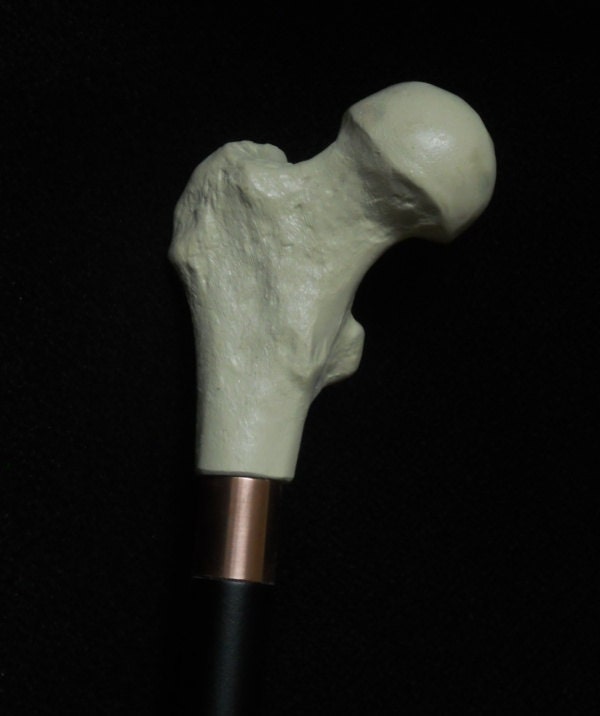 Walking Stick Cane Femur Hip Bone Steampunk by SteampunkRelics