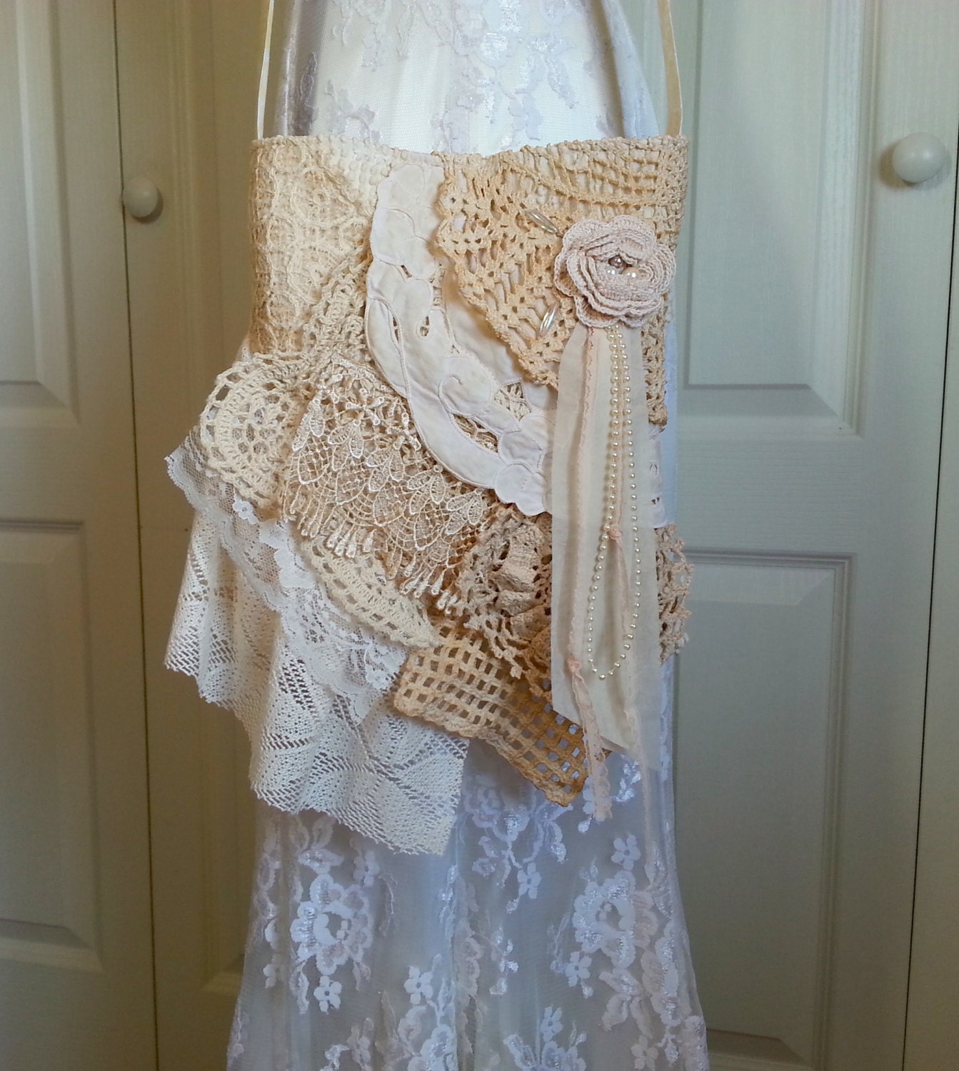 lace bag shabby chic vintage lace bag tattered romantic lace bag shabby chic vintage lace bag tattered romantic