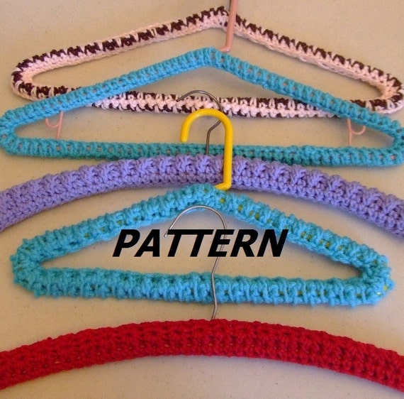 PATTERN Hanger Covers Crocheted