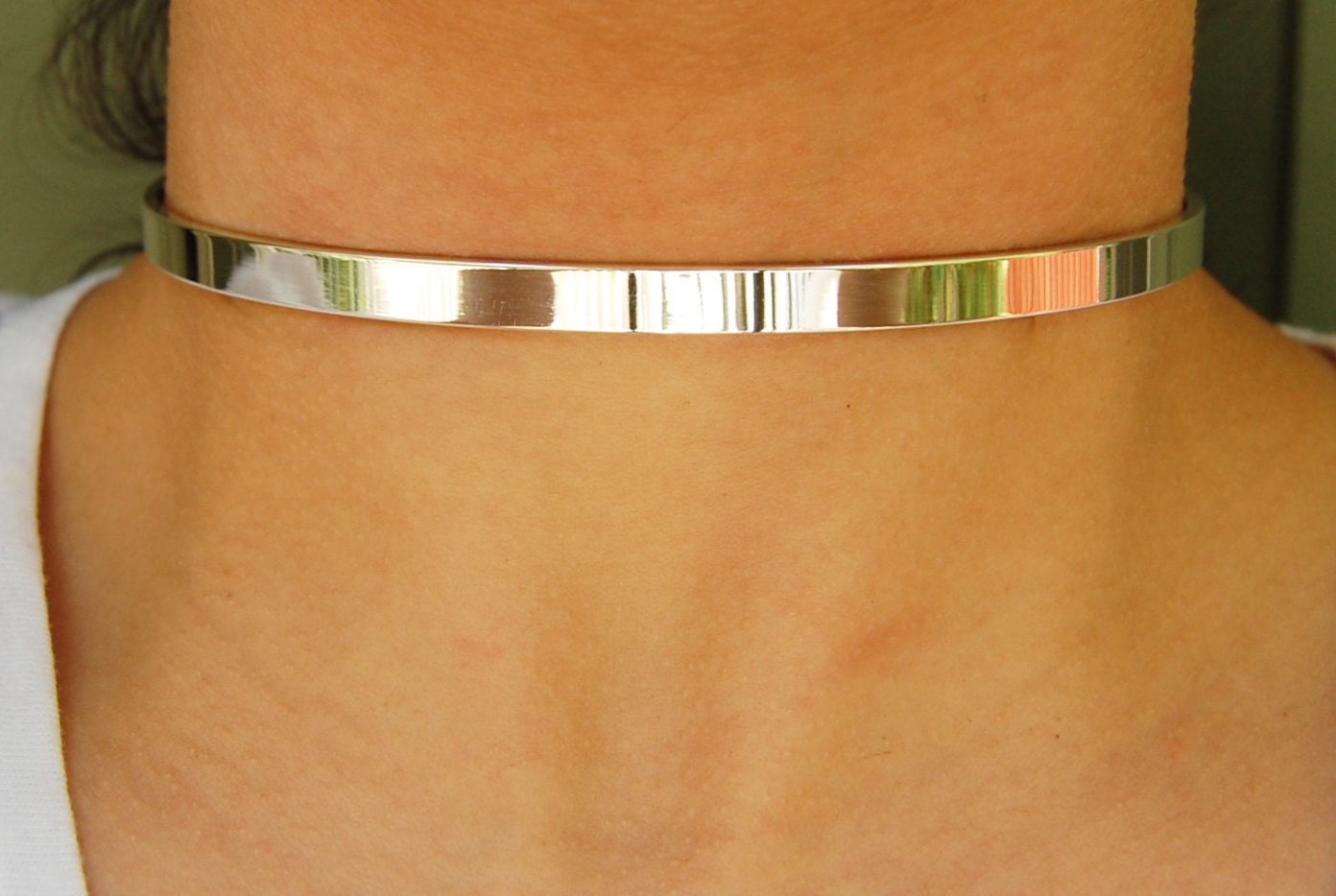 Sterling silver neck cuff Clearance