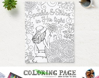 coloring bible verse page Always Page Love Wins Printable ColoringPage Quote Coloring by Art